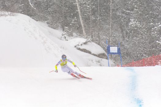 SKI WORLD FINALS DOWNHILL WOMAN  race of the FIS Alpine Ski World Cup Finals at Soldeu-El Tarter in Andorra, on March 12, 2019