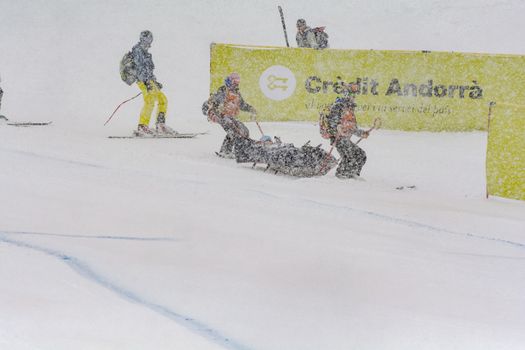 SKI WORLD FINALS DOWNHILL WOMAN  race of the FIS Alpine Ski World Cup Finals at Soldeu-El Tarter in Andorra, on March 12, 2019