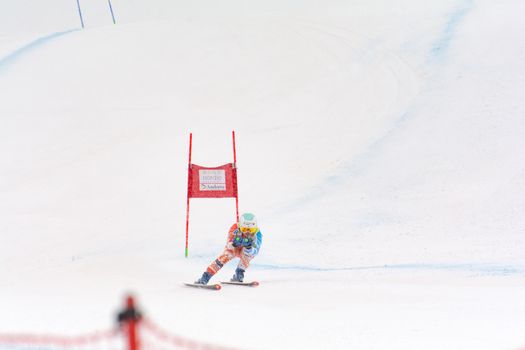 SKI WORLD FINALS DOWNHILL WOMAN  race of the FIS Alpine Ski World Cup Finals at Soldeu-El Tarter in Andorra, on March 12, 2019