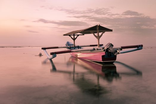 Boat in Pandang Pandang, Bali, Indonesia.