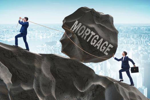 Business concept of debt and borrowing