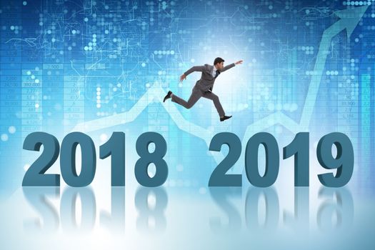 Concept of transition between 2018 and 2019