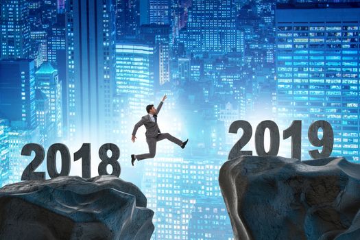 Concept of transition between 2018 and 2019