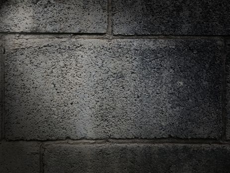 Cement wall surfaces affected by environmental changes.