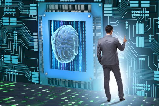 Cognitive computing concept as modern technology