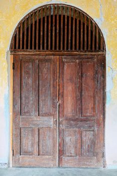 A ancient door,classical architecture building detail