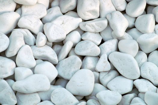 white stones texture for background close-up