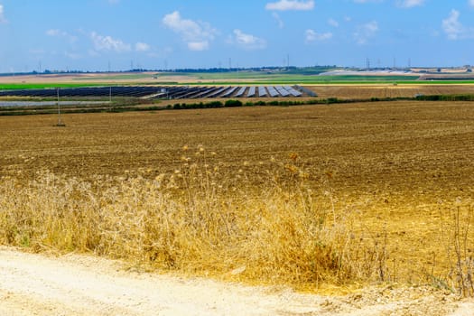 View of landscape and countryside of the Shafir valley (from Moshiko Rom lookout). Southern Israel