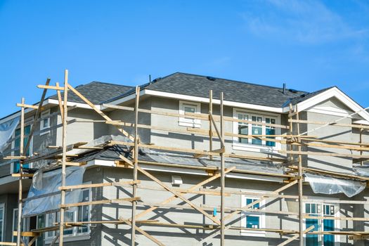 Top of large residential house in trestles