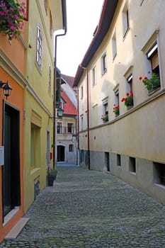 Nice cozy streets of the old city