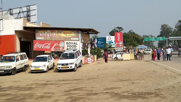 Wagah Border Dhaba, a restaurant on the India-Pakistan border Near Attari Amritsar, India, South Asia Pacific August 15 2019