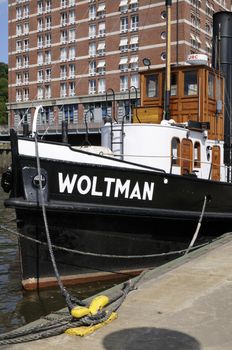 Steam tug Woltman, Hamburg, Germany.