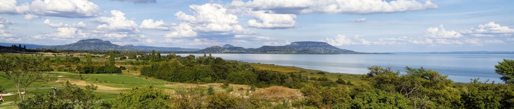 Nice panorama landscape from Hungary (Lake Balaton)