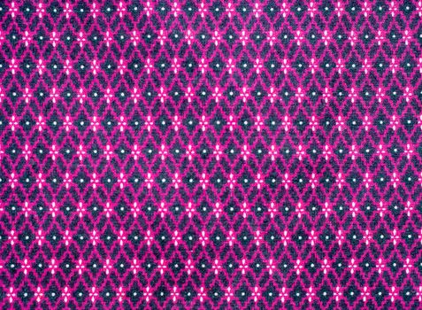 Close up of abstract purple background from fabric in thailand.