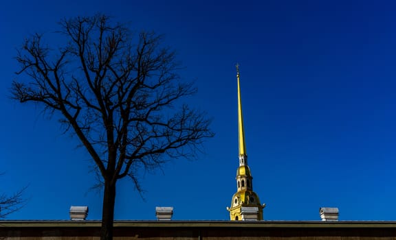 April 18, 2018. St. Petersburg, Russia. Peter and Paul fortress in St. Petersburg.