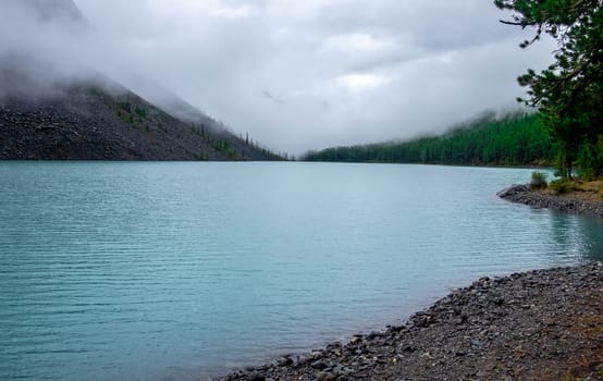 Shavlinskoye lake in the Altai Republic.