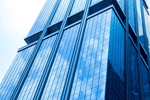 Modern business skyscrapers with high buildings, architecture to the sky, business concept.