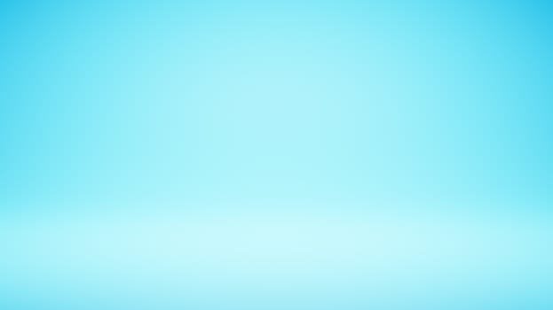 Empty Blank Light Blue Studio Background 3D Render