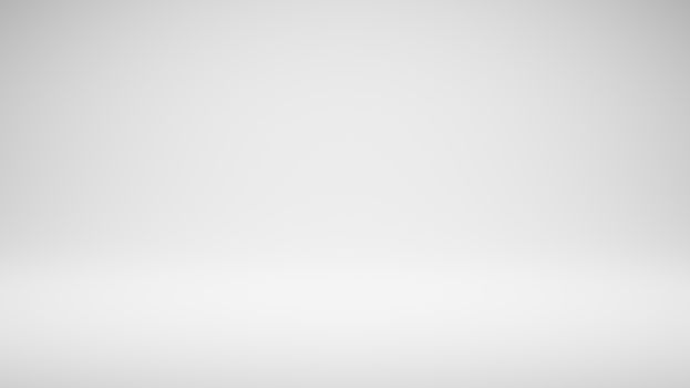 Empty Blank White Studio Background 3D Render