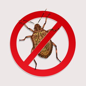 illustration of stop the bedbugs