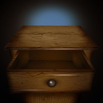 illustration of dreams in the drawer