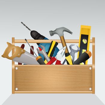illustration of toolbox