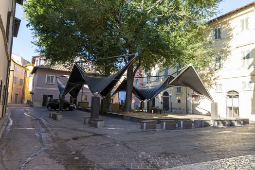 terni,italy august 21 2020:Piazza dell'Olmo in the center of the city of Terni