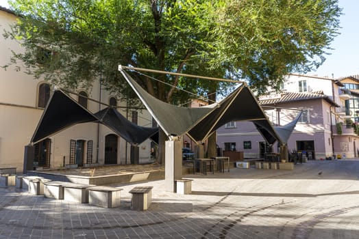 terni,italy august 21 2020:Piazza dell'Olmo in the center of the city of Terni