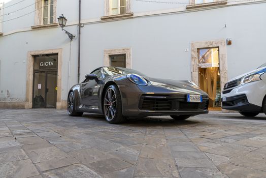 terni,italy august 21 2020:Porsche luxury sports car parked