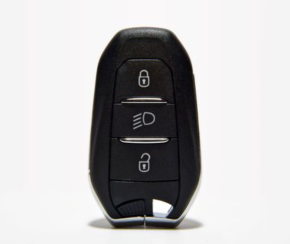 pop-up car key isolated on white background