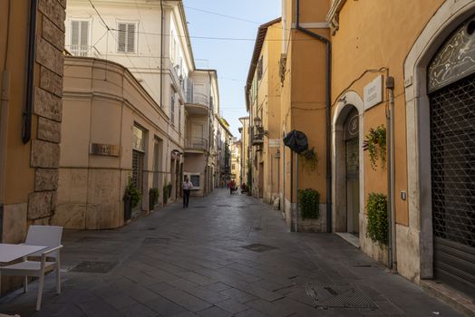 terni,italy august 21 2020:course Vecchio in the center of the city of Terni