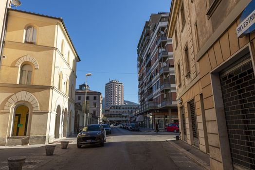 terni,italy august 21 2020:Via course vecchio Direction Piazza Valnerina in Terni