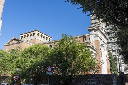 terni,italy august 21 2020:Church of Sant'Antonio in via Curio Dentato in Terni