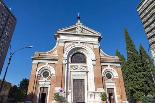 terni,italy august 21 2020:Church of Sant'Antonio in via Curio Dentato in Terni
