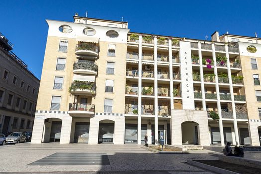 terni,italy august 21 2020:Employment center in via Annio Floriano in the center of Terni