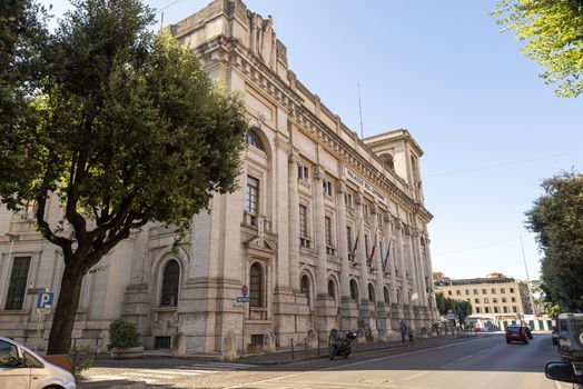 terni,italy august 21 2020:Prefecture of Terni in street of station in Terni