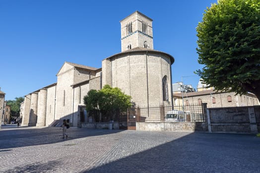 terni,italy august 21 2020:Oratory of San Francesco in the center of Terni
