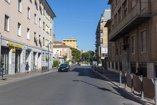 terni,italy august 21 2020:street Istria in the center of Terni