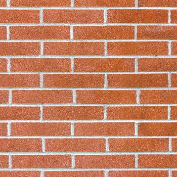 Close up of brick wall texture. Vibrant and Colorful New Brick wall detailed background pattern photo.