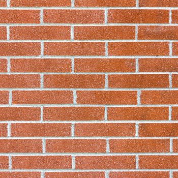 Close up of brick wall texture. Vibrant and Colorful New Brick wall detailed background pattern photo.