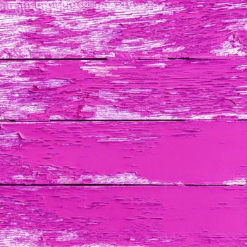 Vintage wood background and texture with pink peeling paint