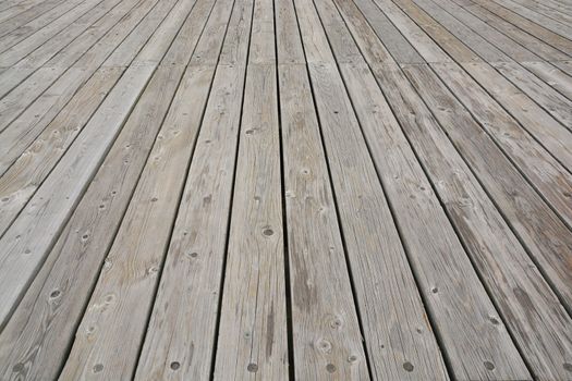 Empty wooden floor background