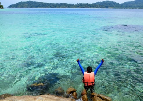 Koh Rok Roy or Ko Rokroy  (Rok Roy Island), Lipe Island, Tarutao National Marine Park, Satun Province, Thailand