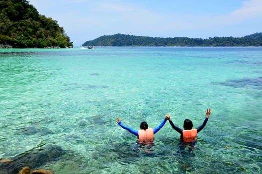 Koh Rok Roy or Ko Rokroy  (Rok Roy Island), Lipe Island, Tarutao National Marine Park, Satun Province, Thailand