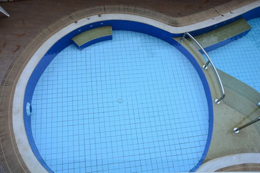 swimming pool  Looks from above