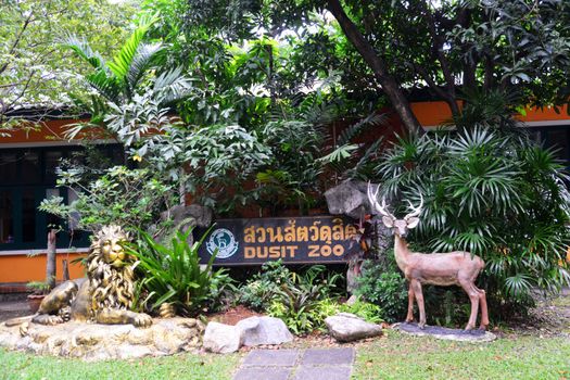 BANGKOK, THAILAND - AUGUST 10, 2018:  Dusit Zoo will closing ceremony on August 31, 2018.