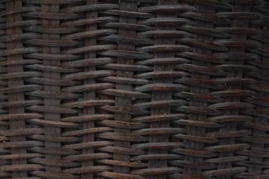 Thai style pattern nature background texture wicker surface for furniture material, Wooden weave texture background. Abstract decorative wooden textured basket weaving background