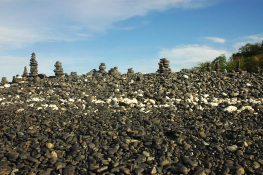 Beautiful stone on Koh Hin Ngam , Tarutao Marine National Park in Satun Province, Thailand