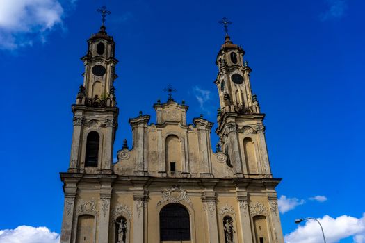 April 27, 2018 Vilnius, Lithuania, Catholic church of the Ascension in Vilnius.