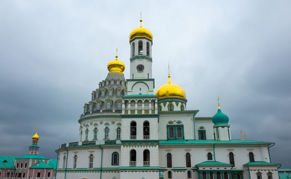 Ensemble of the resurrection new Jerusalem monastery in the Istrinsky district of the Moscow region.